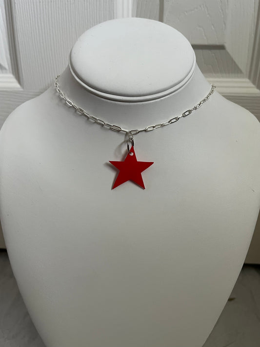 burning star pendant