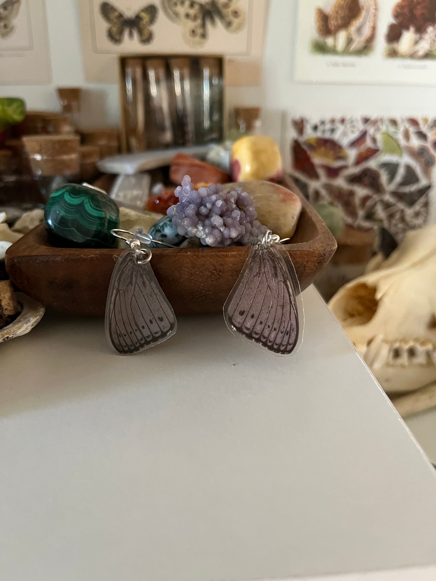 butterfly wing earrings