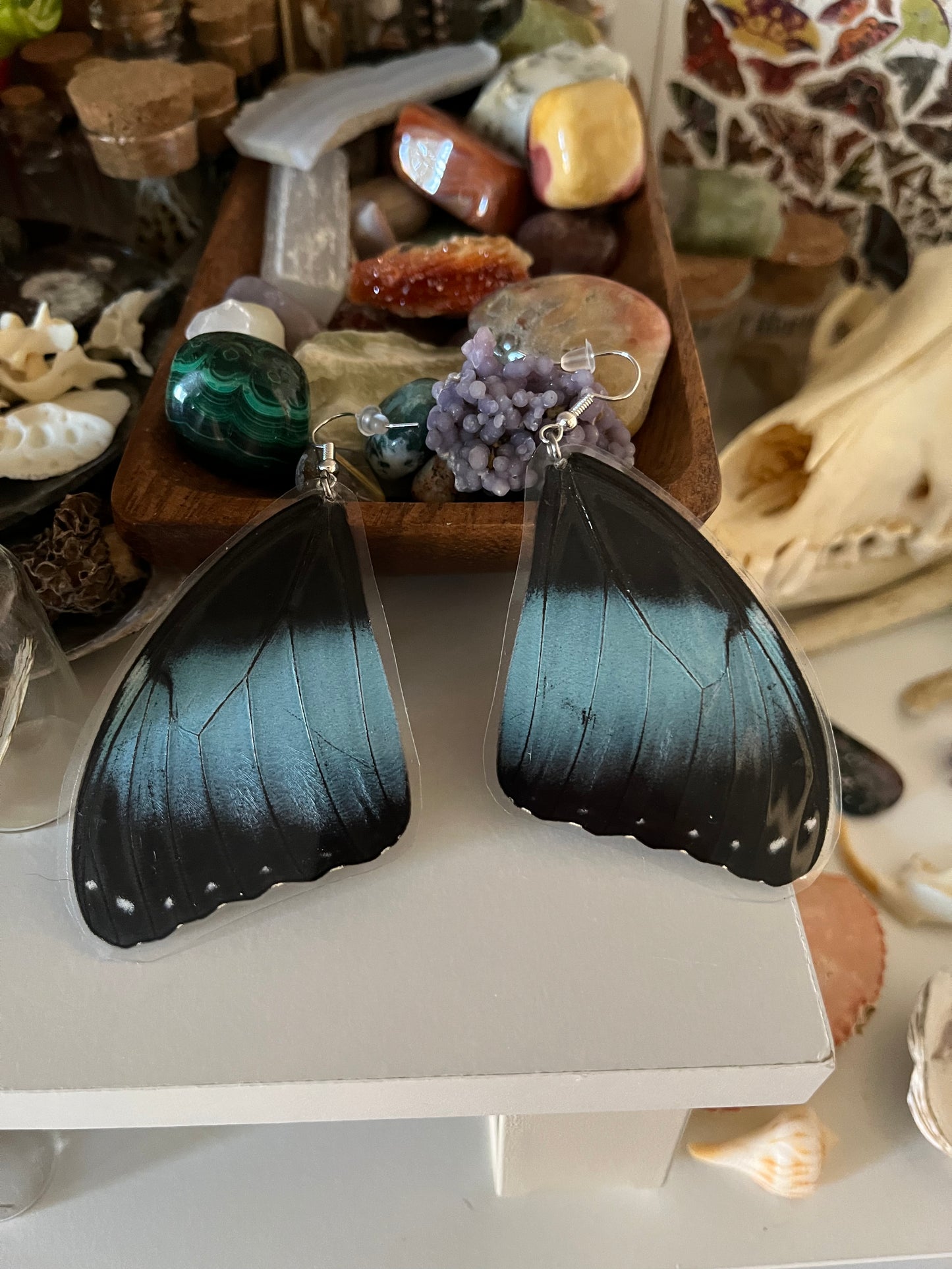 butterfly wing earrings