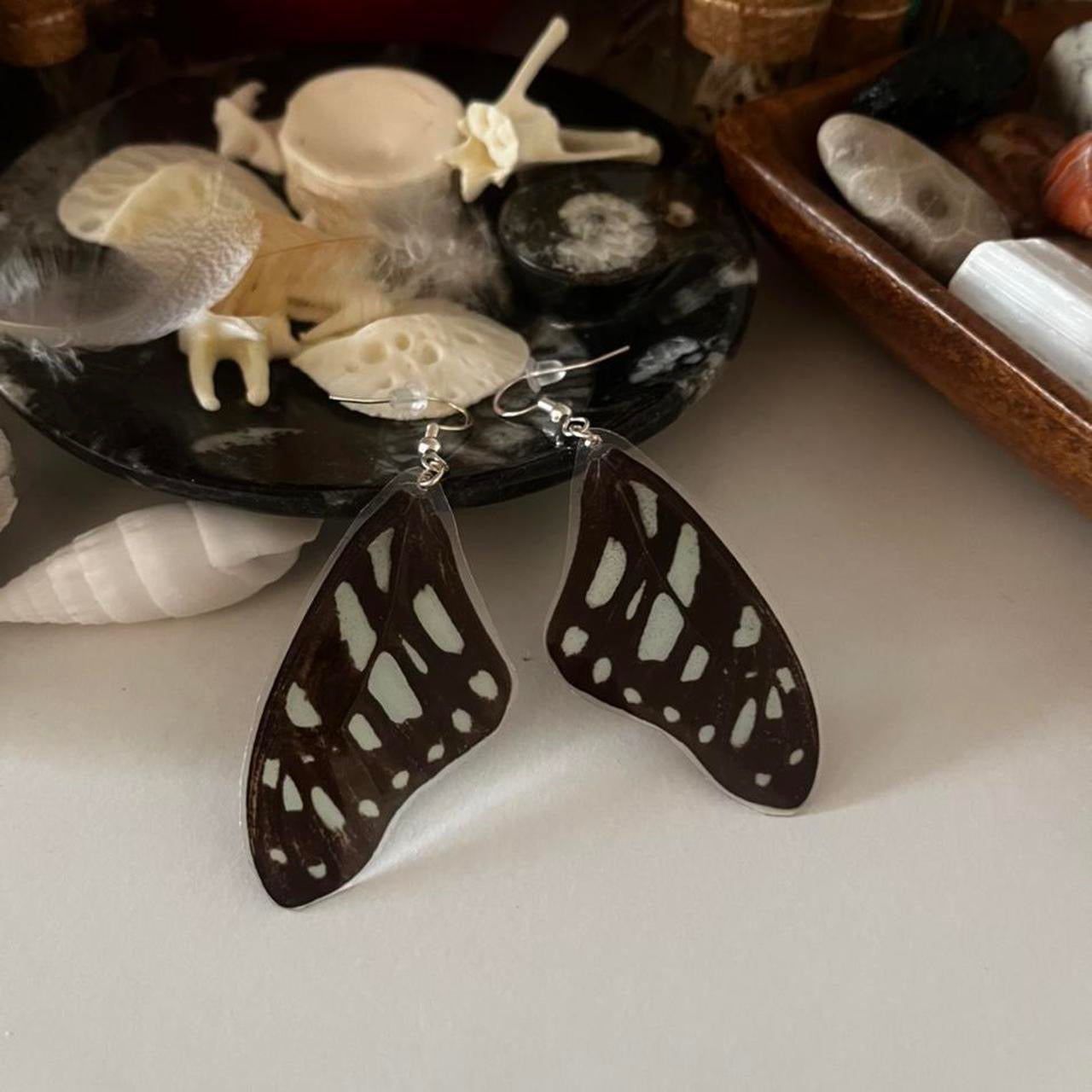 butterfly wing earrings